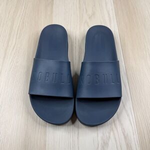 NOBULL Mens Project Navy Blue Durable Comfortable Slip On Slide Sandals Size 12